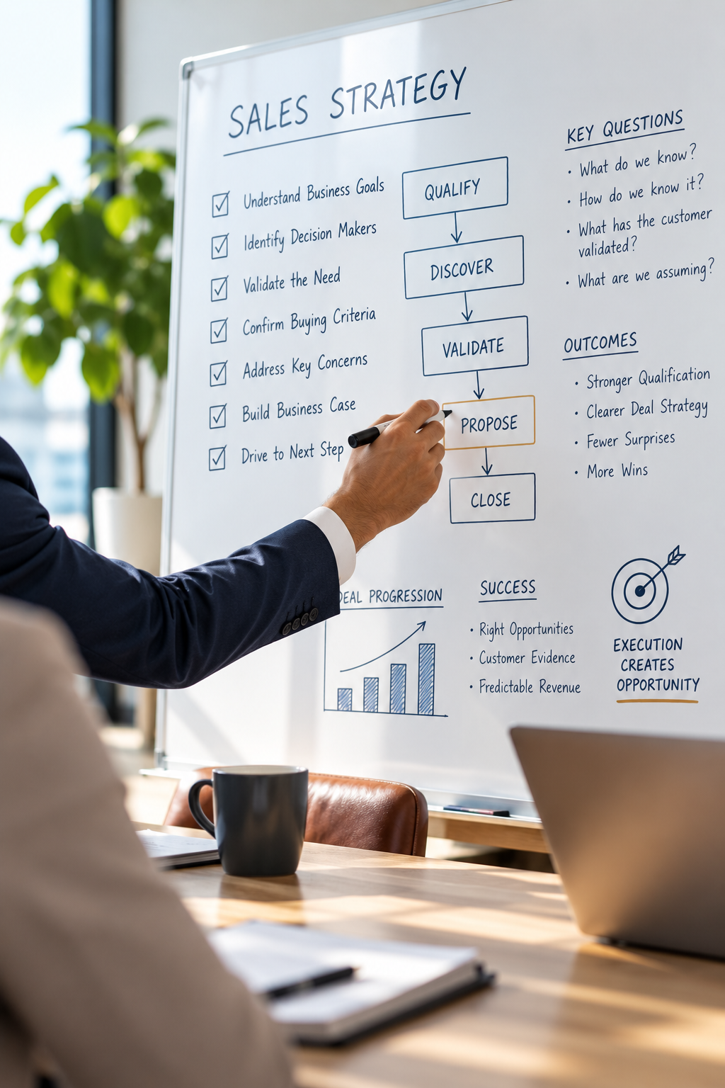 Sales Strategy Workshop Board